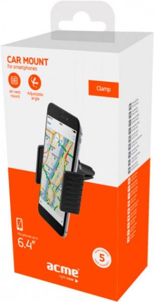 Тримач для смартфона Acme чорний 95 мм