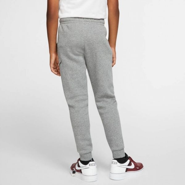 Штани Nike B NSW CLUB + HBR PANT CJ7863-092 р. S сірий