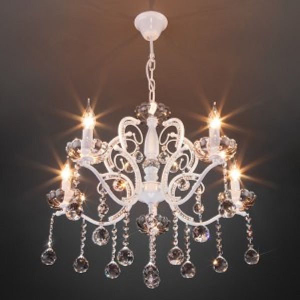 Люстра підвісна Strotskis Brezza 5x60 Вт E14 білий 10107/5 