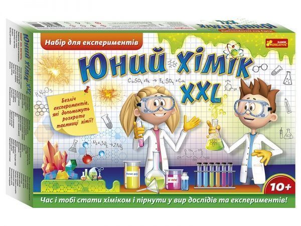 Набор для экспериментов Ranok Creative Юний хімік ХХL 349467