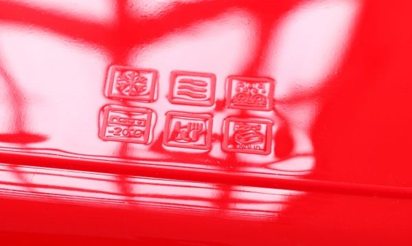 Контейнер Фієста 4 л прямокутний червоний Алеана