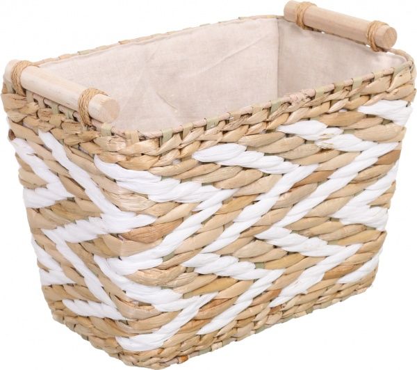 Кошик плетений Tony Bridge Basket з текстилем 32х21х22 см BXF20-5A-3 