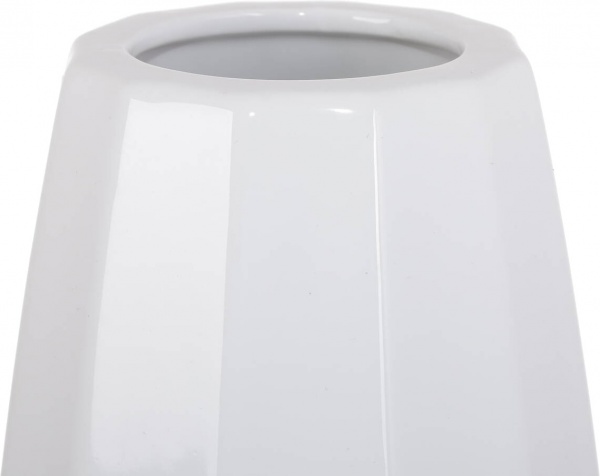Ваза керамічна Берген 15х39.3 см біла