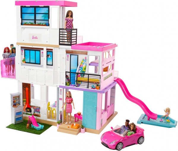 Домик для кукол Barbie Современный Домик Мечты