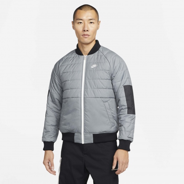 Куртка Nike M NSW TF RPL LEGACY REV BOMBER DD6849-010 р.M чорний