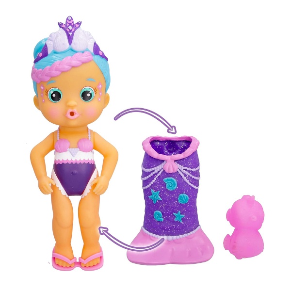 Лялька Bloopies з серії Чарівний хвіст W2 – Русалонька Неллі з аксесуарами 908741