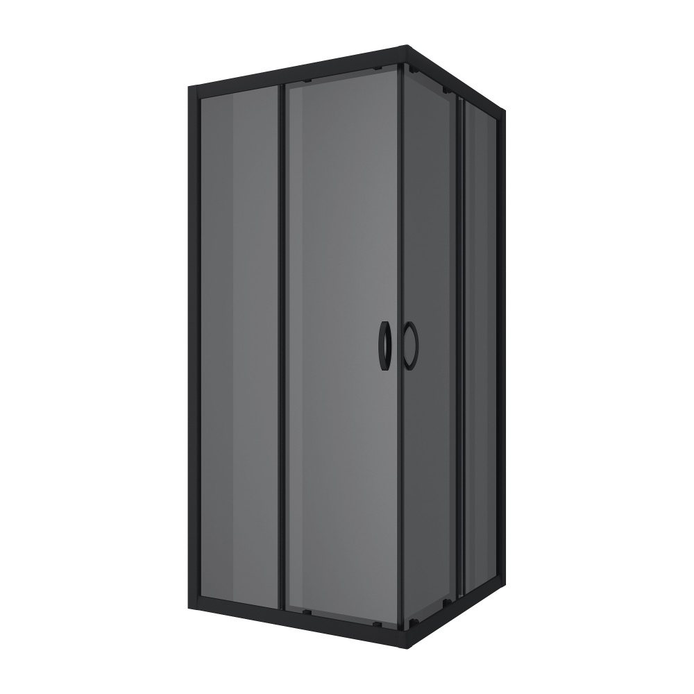 Душевая кабина Koller Pool GP90BGR GRACE PRO Black matt 900x900x1950 GREY