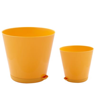 Горщик Крит D200 + горщик Крит D120 жовтий