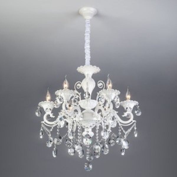 Люстра підвісна Strotskis Tivoli 6x60 Вт E14 білий 294/6 