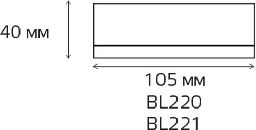 Светильник точечный Gauss Backlight BL221 с LED-подсветкой 3 Вт 4000 К белый 