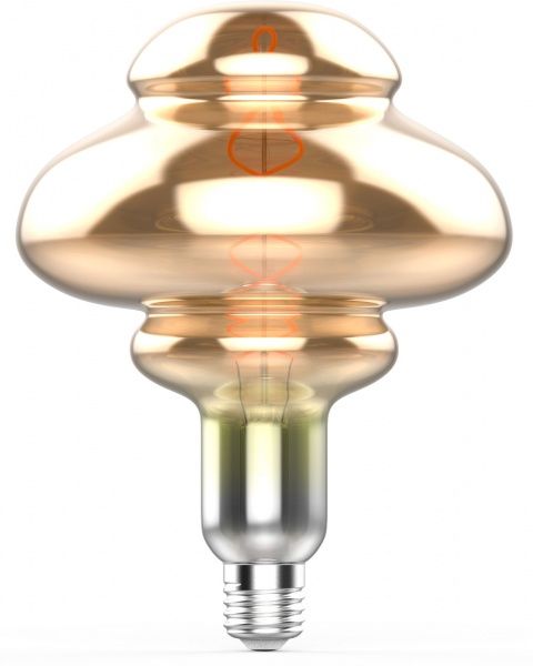 Лампа світлодіодна Gauss FIL Vintage Gray BD160 8 Вт E27 2400 К 220 В прозора 162802008 