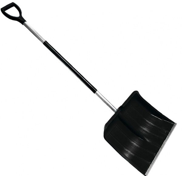 Лопата для снега Time Eco Smart 48 Ergo Alu ковш пластик, ручка алюминиевая