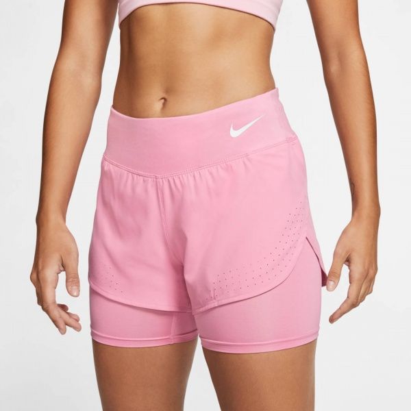 Шорти Nike W NK ECLIPSE 2IN1 SHORT AQ5420-601 р. M рожевий