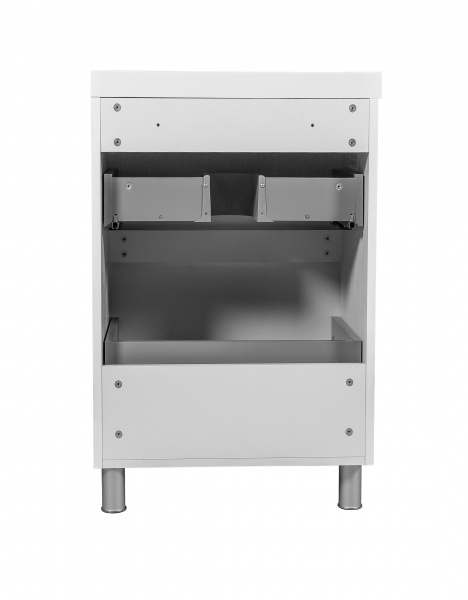 Тумба напольная Aqua Rodos Vista белый глянец с умывальником Ваr 50 см