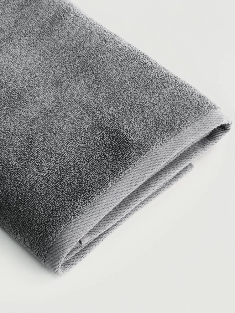 Рушник махровий 500 г/м2 50x90 см сірий IDEAL TEXTILE