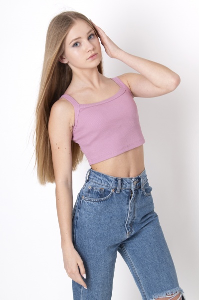 Кроп-топ для дівчаток Mevis 4607 03 р.152 рожевий 4607 