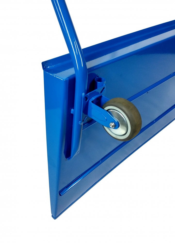 Скрепер цельная металлический на колесах XL размер ковша 930 мм