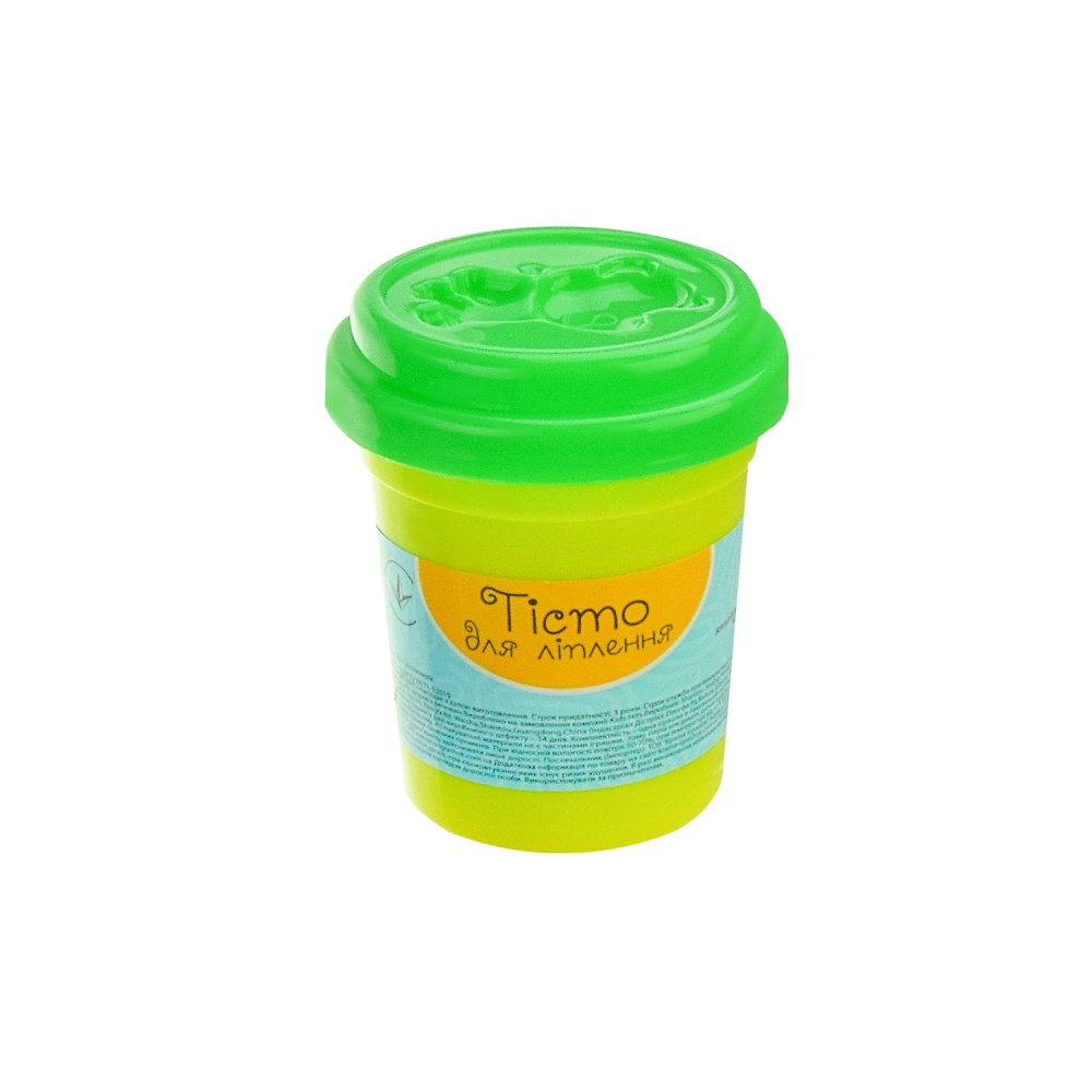 Тесто для лепки Shantou салатовый цвет (баночка 50 г) PL-0607-010