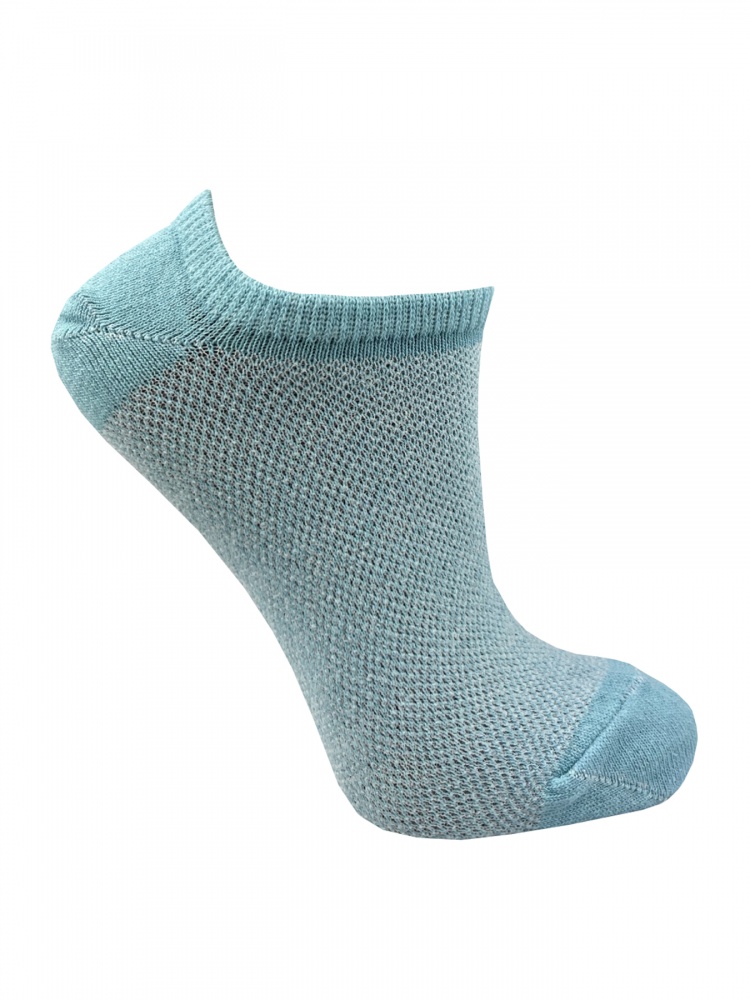 Шкарпетки жіночі Premier Socks Економ короткі сітка р.23-25 блакитний