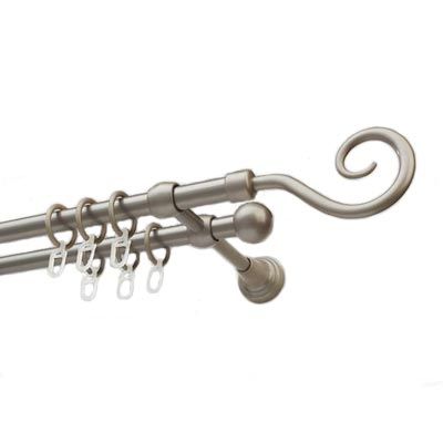 Карниз двойной Кардинал Антик Крюк 2 м