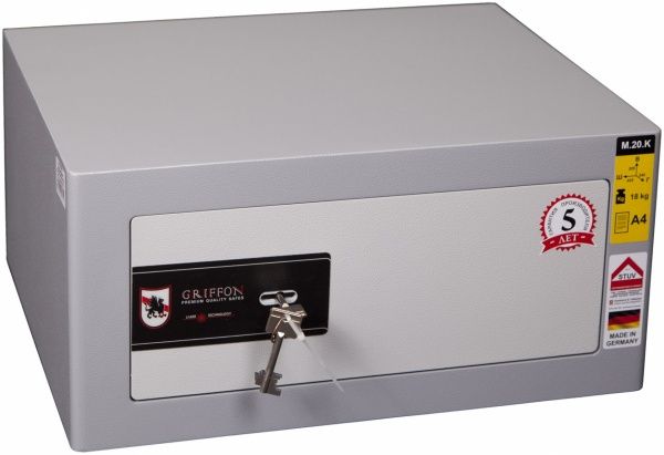 Сейф мебельный одностенный Griffon М.20.K 