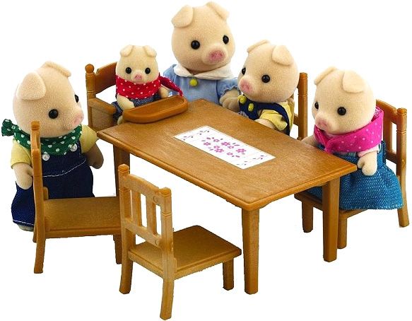 Ігровий набір Sylvanian Families Обідній стіл та стільці 4506 