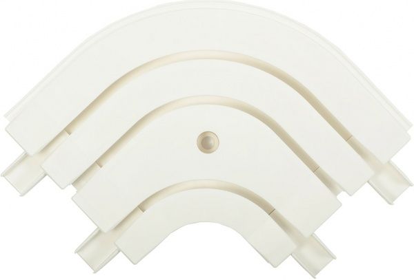 Поворот зовнійній Gardinia потрійний набірний білий 