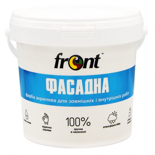 Фарба водоемульсійна Front Фасадна мат 3кг 