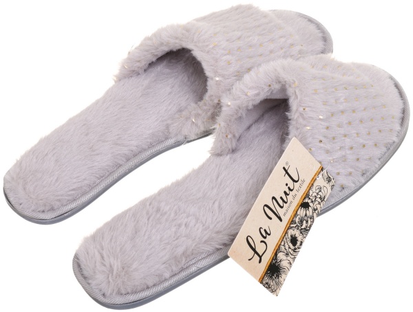 Взуття домашнє La Nuit Шайні р. 36/37 сірий 