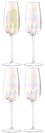 Набор бокалов для шампанского Pearl 250 мл 4 шт. G1332-09-401 LSA