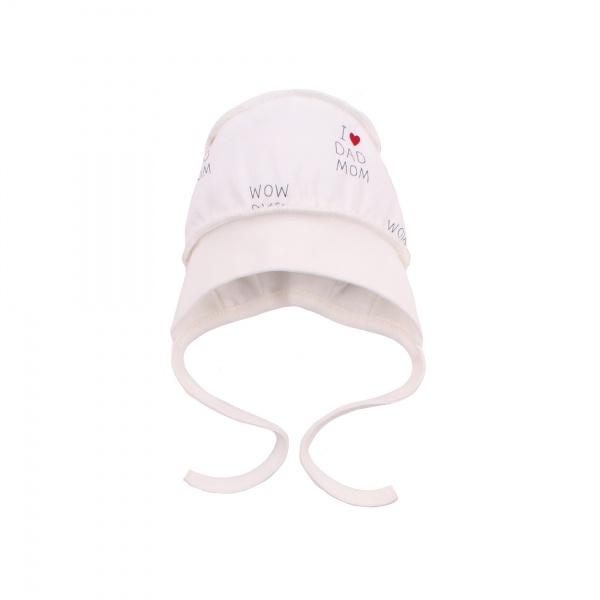 Шапочка Фламінго р.62 молочний 398-008