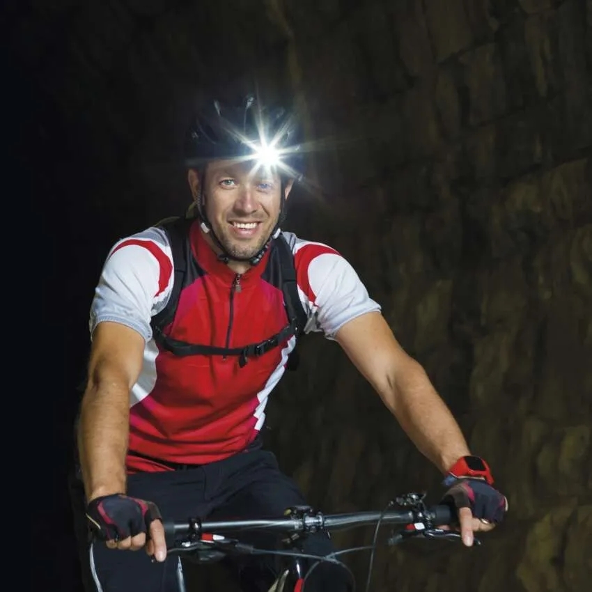 Фонарь налобный Emos аккумуляторный COB LED Li-pol 1200 mAh 500 Lm черный P3542