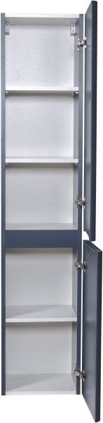 Пенал подвесной Aqua Rodos Акцент синий мат