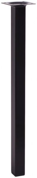 Мебельная ножка Larvij L61S40BL25 квадратна 25х25х400 мм черная 