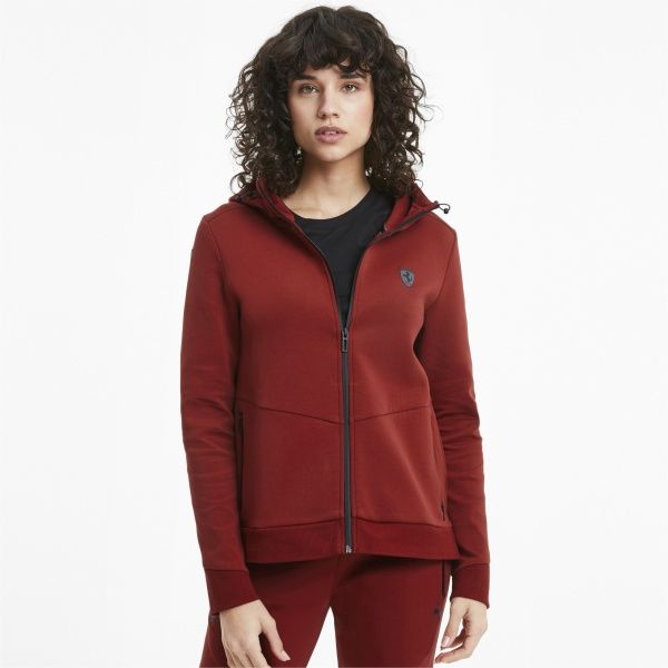 Джемпер Puma Ferrari Style Hdd Sweat Jkt 59804504 р. M красный