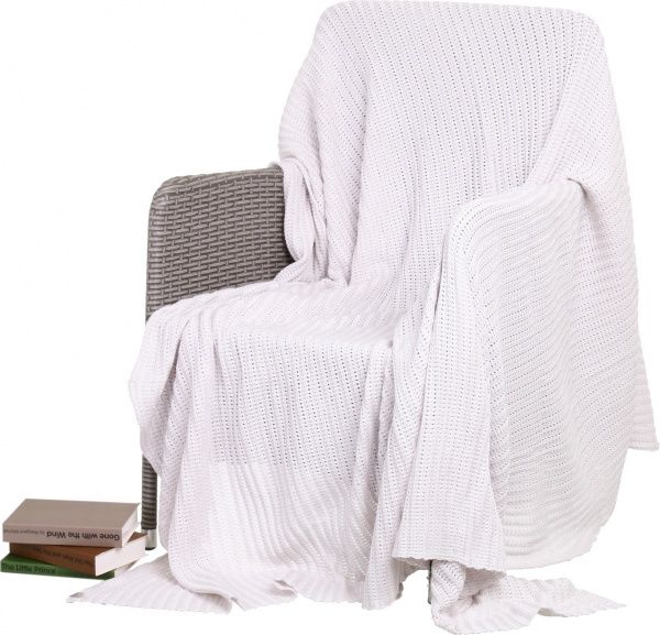 Плед Cotton 200x220 см молочний La Nuit 