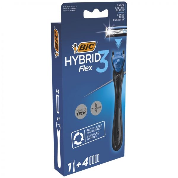 Бритва BIC Flex Hybrid 3 4 шт.