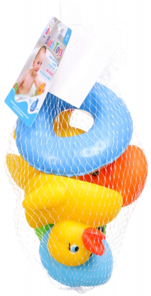 Ігровий набір для ванної MERX Limited каченята в сітці кольорові MX0263294