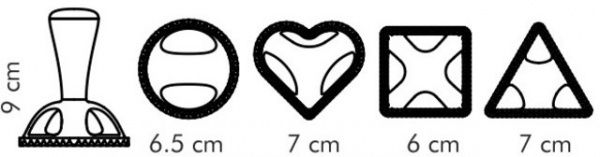 Набор форм для равиоли Delicia 4 шт. 630049 Tescoma