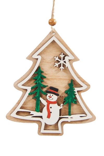 Подвеска Елка 11,5 см 8913