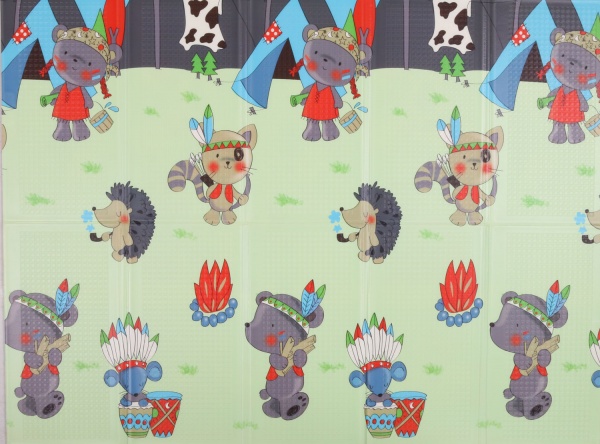 Коврик Mat4Baby Зоопарк - Ростомер 200х150х1 см BCM-А05