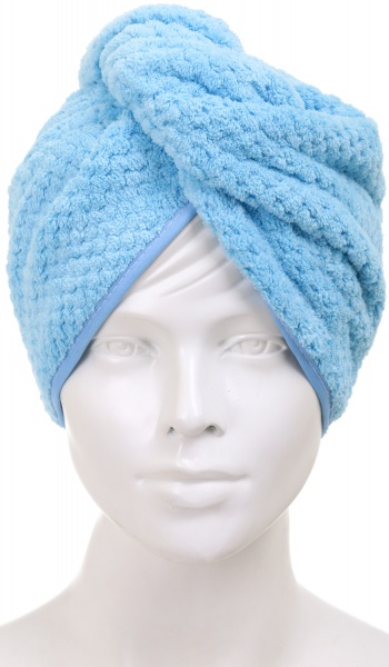 Чалма Solid 25x65 см голубой Luna 