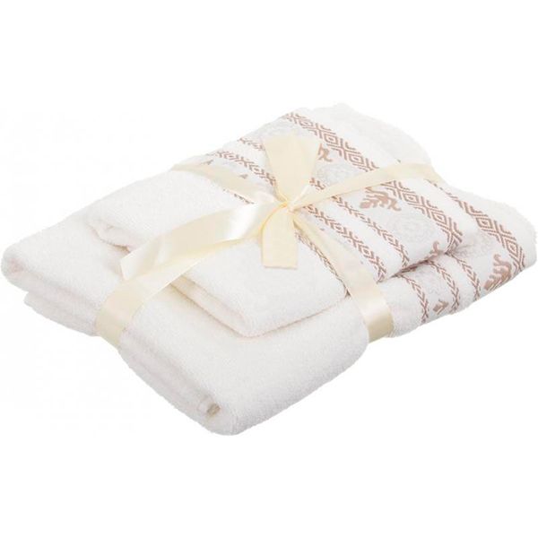 Набор полотенец RING молочный Simi 