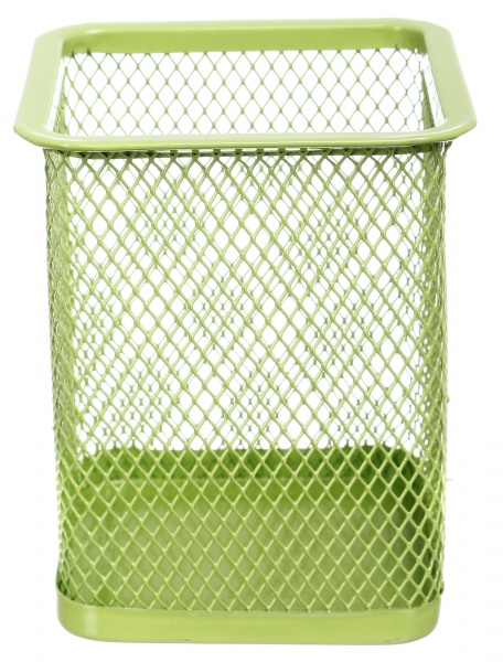 Підставка для ручок метал 8х8х10 см зелена Nota Bene