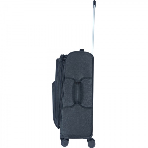 Чемодан Bagland Валенсия (3796924) 63 л черный 