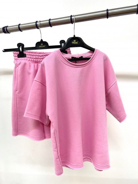 Костюм для девочек Obzor р.128 розовый 