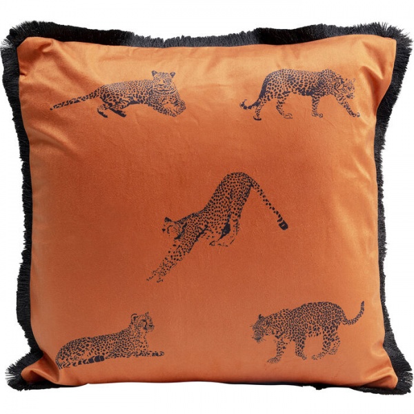 Подушка Пантера 45x45 см червоний KARE Design 