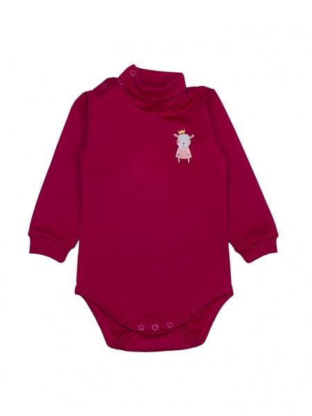 Боди-гольф для девочки Luna Kids Овечка р.98 бордовый 0090 