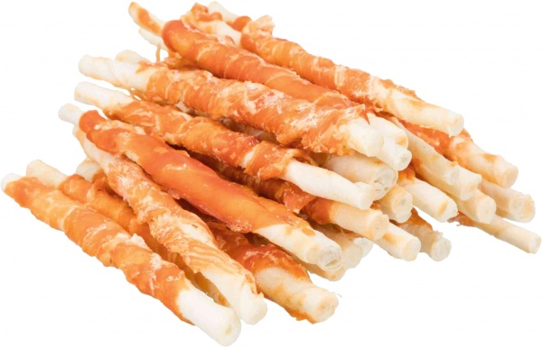 Кісточка Trixie для чищення зубів Denta Fun Mini натуральна шкіра 6 см 120 г (31346)