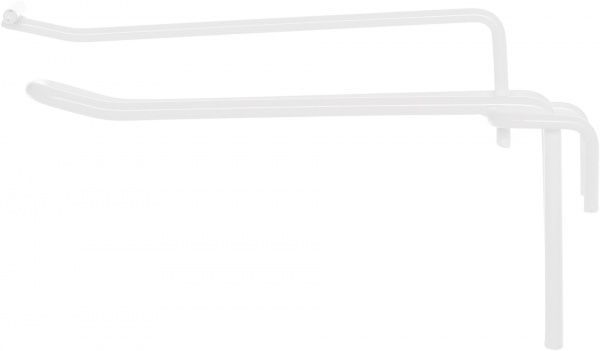 Гачок на сітку подвійний з цінникотримачем КД 150/60Ц-01 (10 шт.) білий